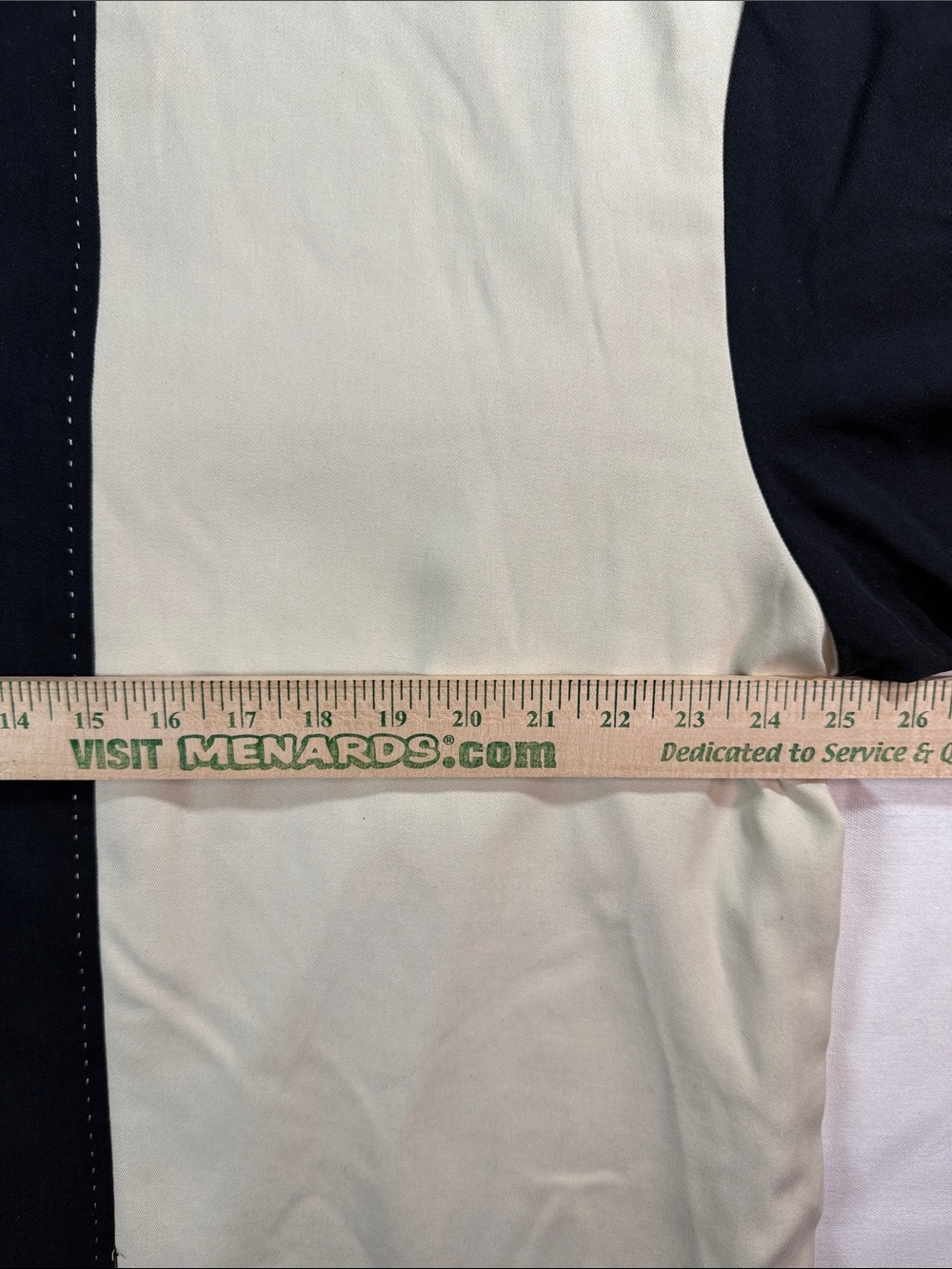 Nat Nast 100% Silk Bowling Shirt Colorblock Cream Black Retro XL - Picture 5 of 7